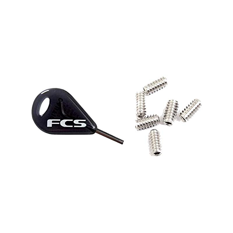FCS dual tab compatible 6x fin screws + key set