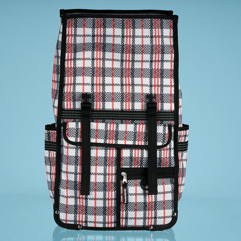 Tartan Rolltop Backpack