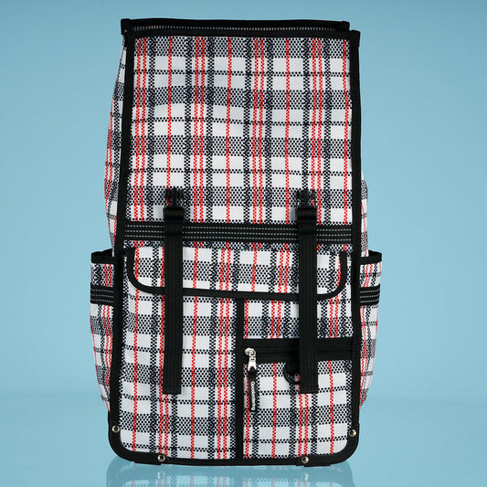 Tartan Rolltop Backpack