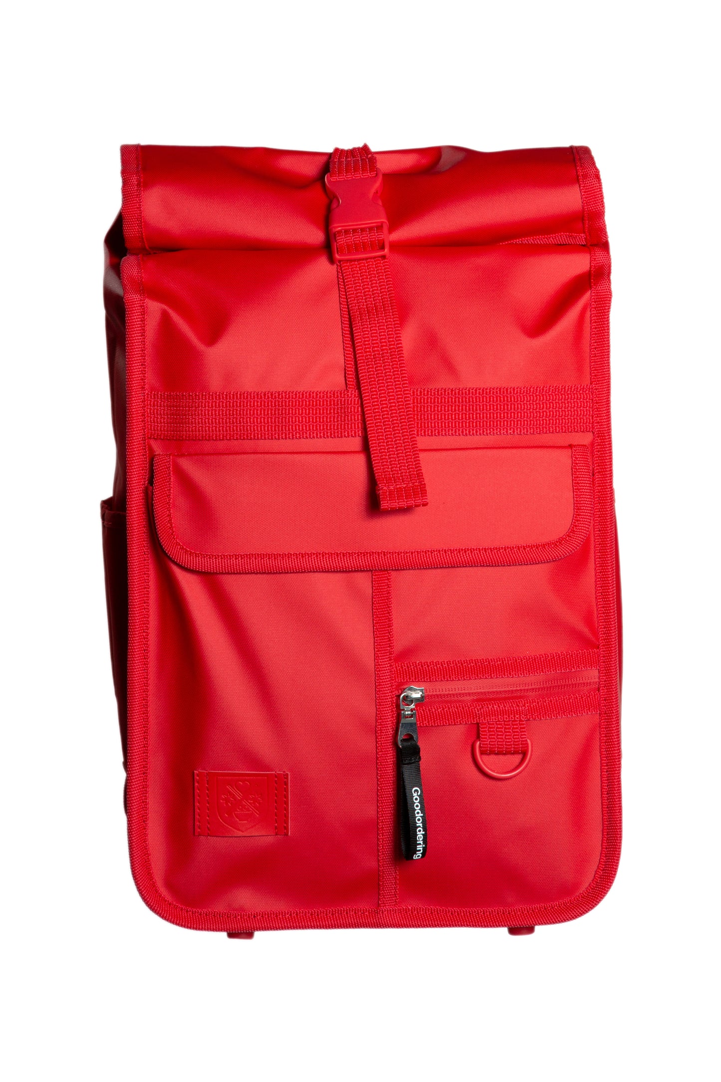 Monochrome Mini Rolltop Backpack Red