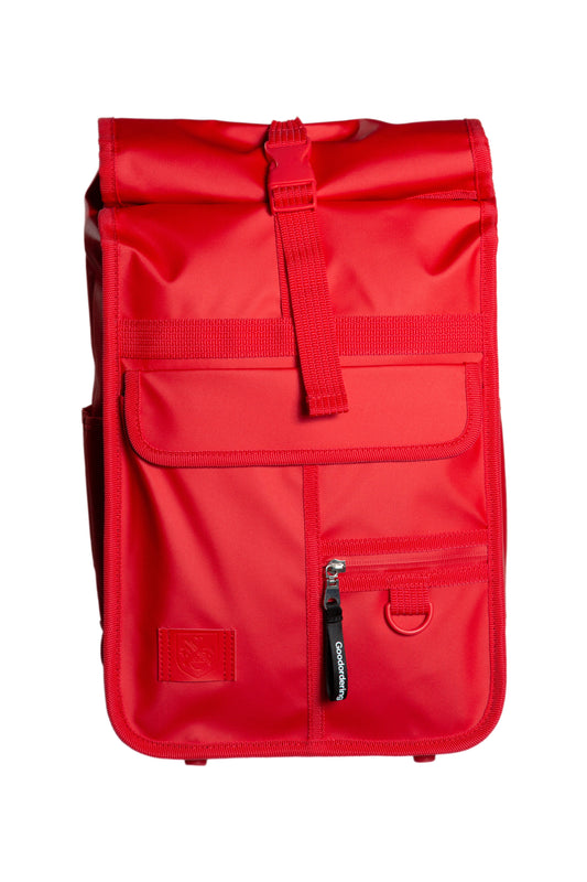 Monochrome Mini Rolltop Backpack Red