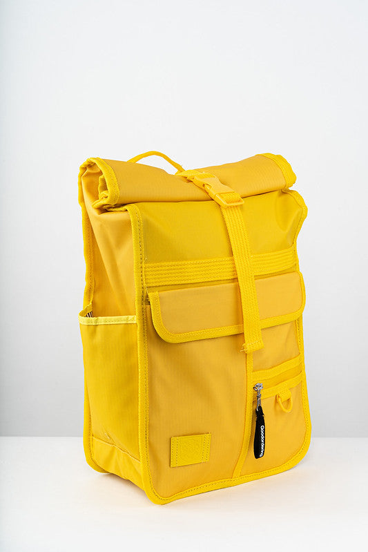 Monochrome Mini Rolltop Backpack Yellow