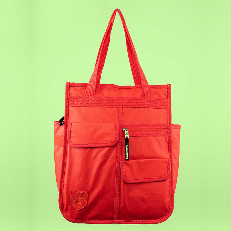 Monochrome Market Shopper Red