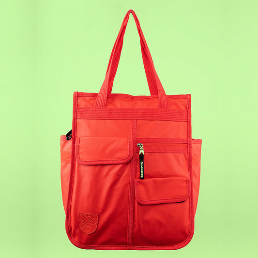 Monochrome Market Shopper Red