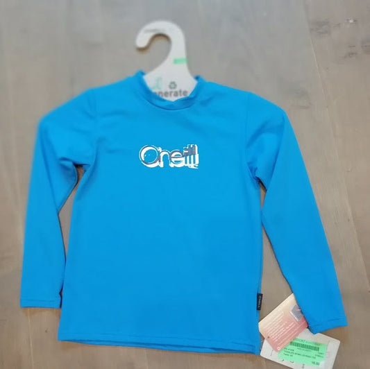 O'Neill UV Protection Toddler Skins L/S Rash Tee | Brite Blue