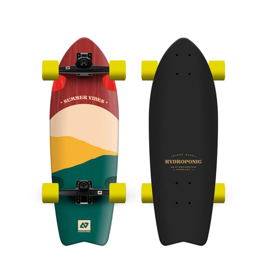 HYDROPONIC-Surf Complete Surfskate FISH 28" - 01 Sun Red