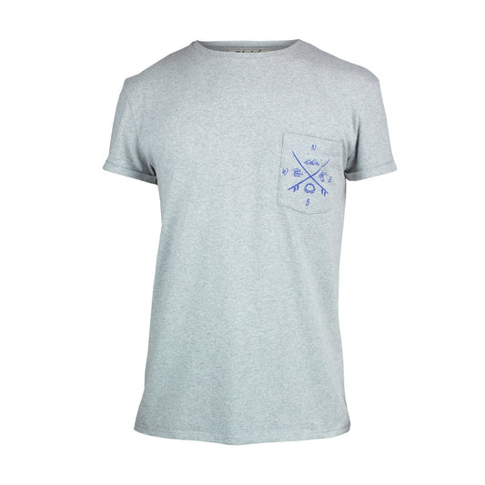 SHAK & KAI Belharra Tee - Aluminium