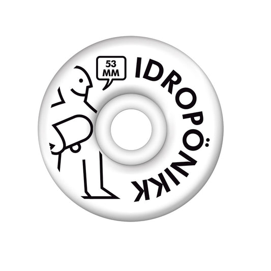 HYDROPONIC HYKEA skateboard Wheels - 01 White 100A