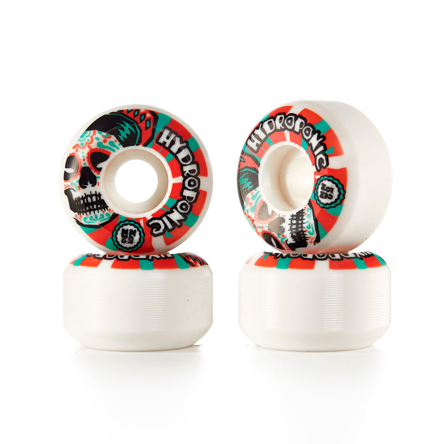 HYDROPONIC MEXICAN SKULL 2.0 skateboard Wheels - 01 Red 100A