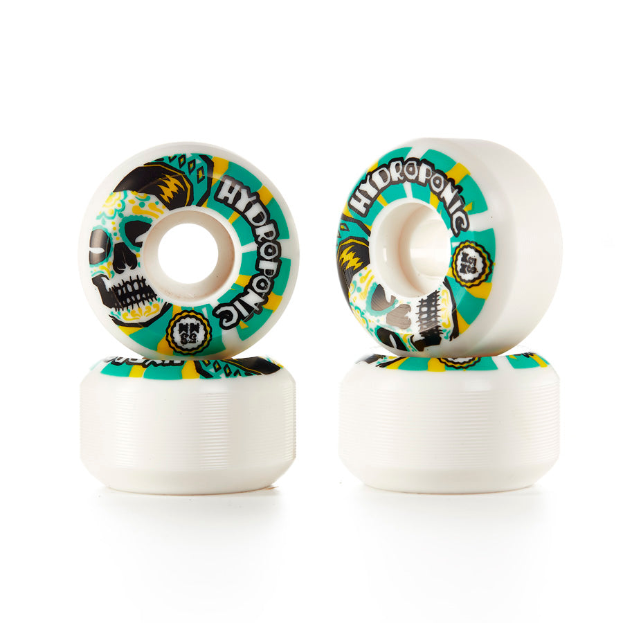 HYDROPONIC MEXICAN SKULL 2.0 skateboard Wheels - 02 Green 53mm - 100A