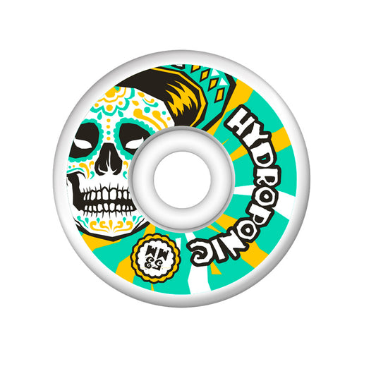 HYDROPONIC MEXICAN SKULL 2.0 skateboard Wheels - 02 Green 53mm - 100A