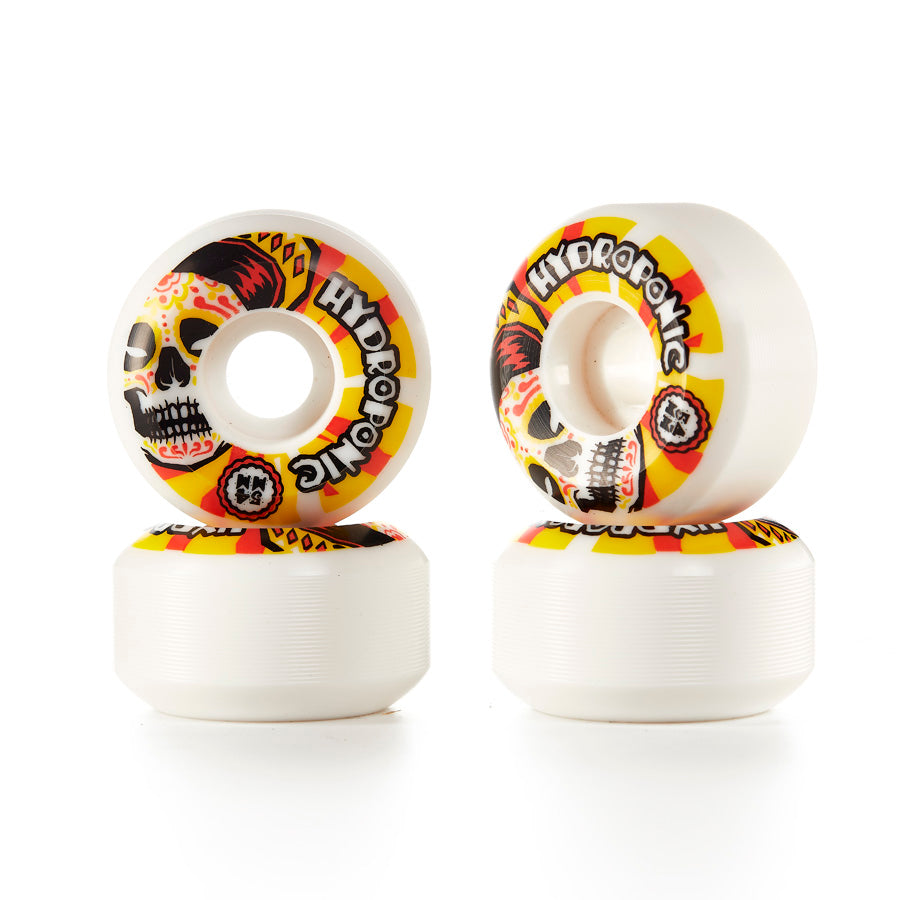 HYDROPONIC MEXICAN SKULL 2.0 skateboard Wheels - 03 Orange 54mm - 100A