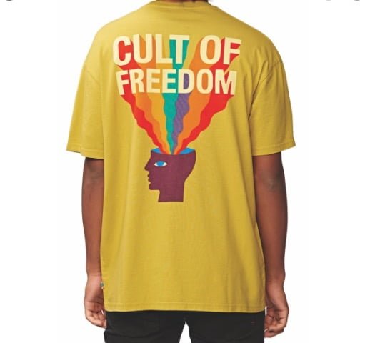 Globe Cof Tee - Yellow