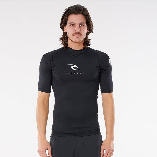 Rip Curl Corps Short Sleeve Uv Tee Black Wle3Km