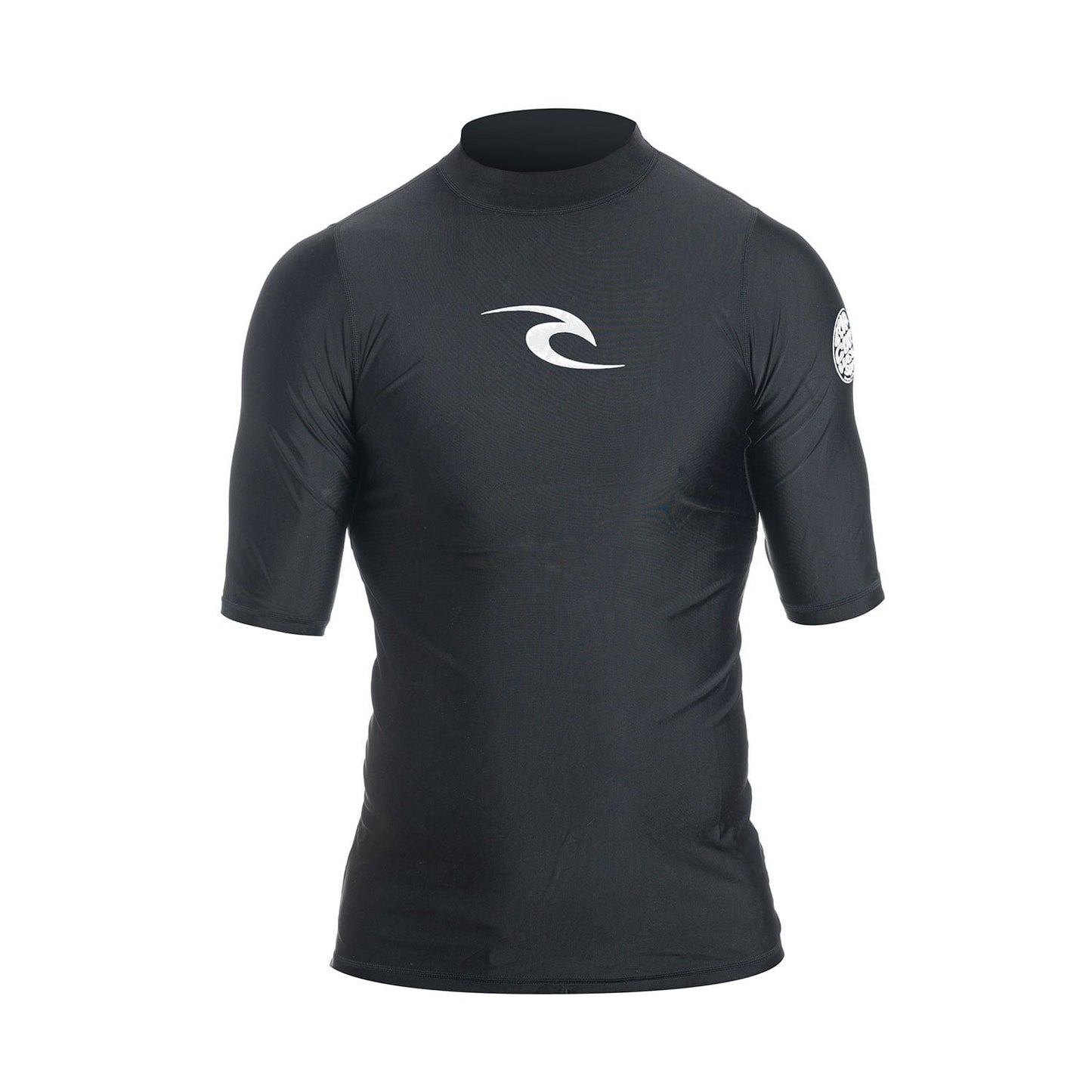 Rip Curl Comp S/Sl Uv Rash Tee Black Wle4Km