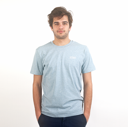 KTSRF Ice-Blue T-shirt - KTSRF logo (Unisex)