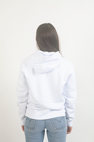 KTSRF White Hoodie - KTSRF Crew front (Unisex)