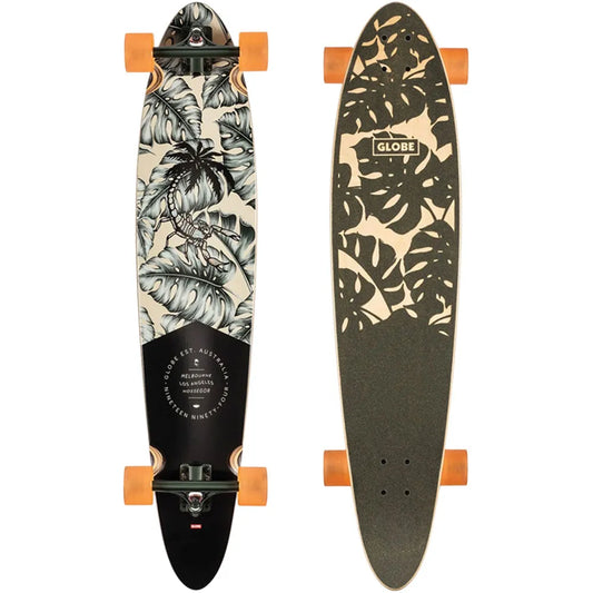 GLOBE Pinner Classic - Hurricane Leaves 10525187 - HURRLVS - Complete Longboard