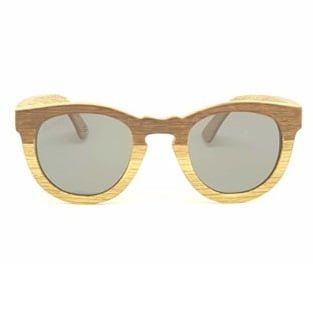 SISSWY floating wood sunglasses - Hestia (Black lenses)