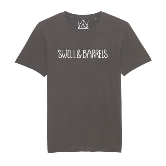 SWELL&BARRELS Tee print - brod grey