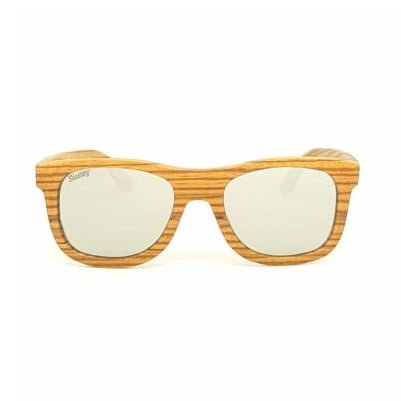 SISSWY floating wood sunglasses - Minos (Yellow lenses)