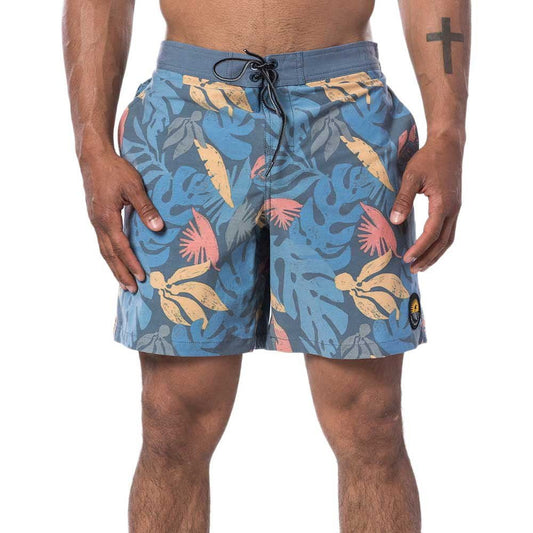 Rip Curl Semi-Elasticated Saltwater 17' Boardshort Navy Cbomo4