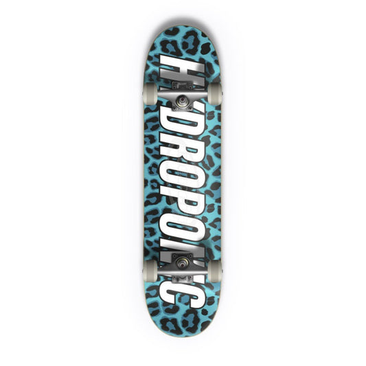 HYDROPONIC Complete Skateboard Leopard Turquoise