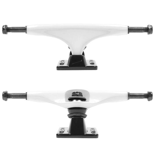 Tensor Alloys White/Black 5.25" Skateboard Trucks 133mm (set of 2)