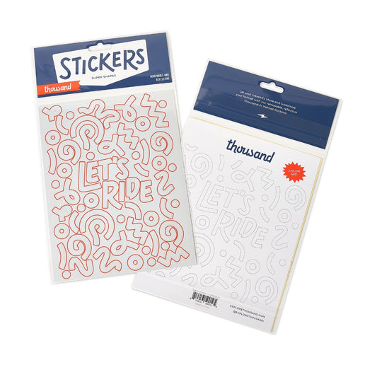 Thousand Jr - Sticker Sheet - Super Shapes