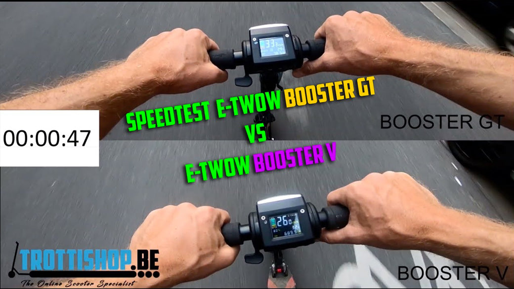 E-TWOW Booster GT VS E-TWOW Booster V - Speedtest !