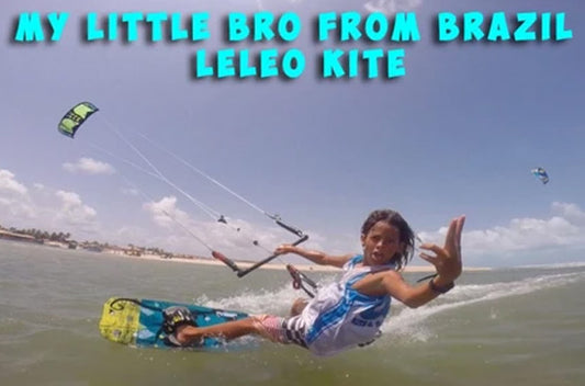 My little Bro from Brazil - Leleo Kite