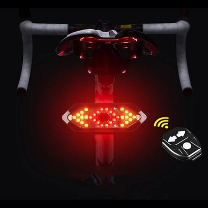 Lumière LED pour vélo, clignotant avec télécommande sans fil, facile à transporter