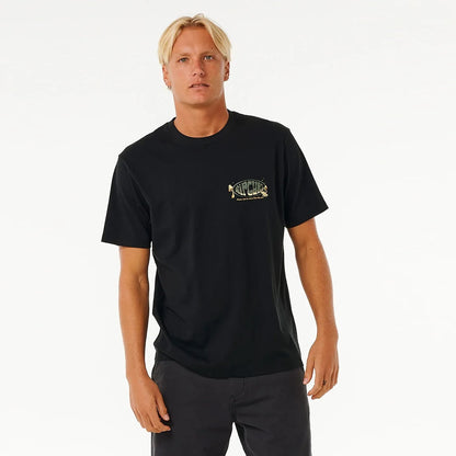 Rip Curl Mason Pipeliner Short Sleeve Tee 0F3Mte - Black