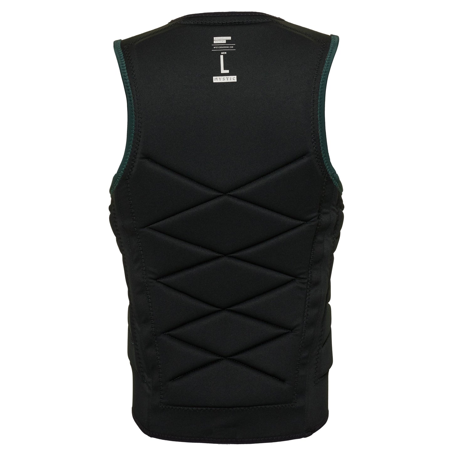 Mystic Outlaw Impact Vest Fzip Wake | Noir