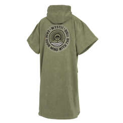 Mystic Poncho Velours Artwork | Olive Green