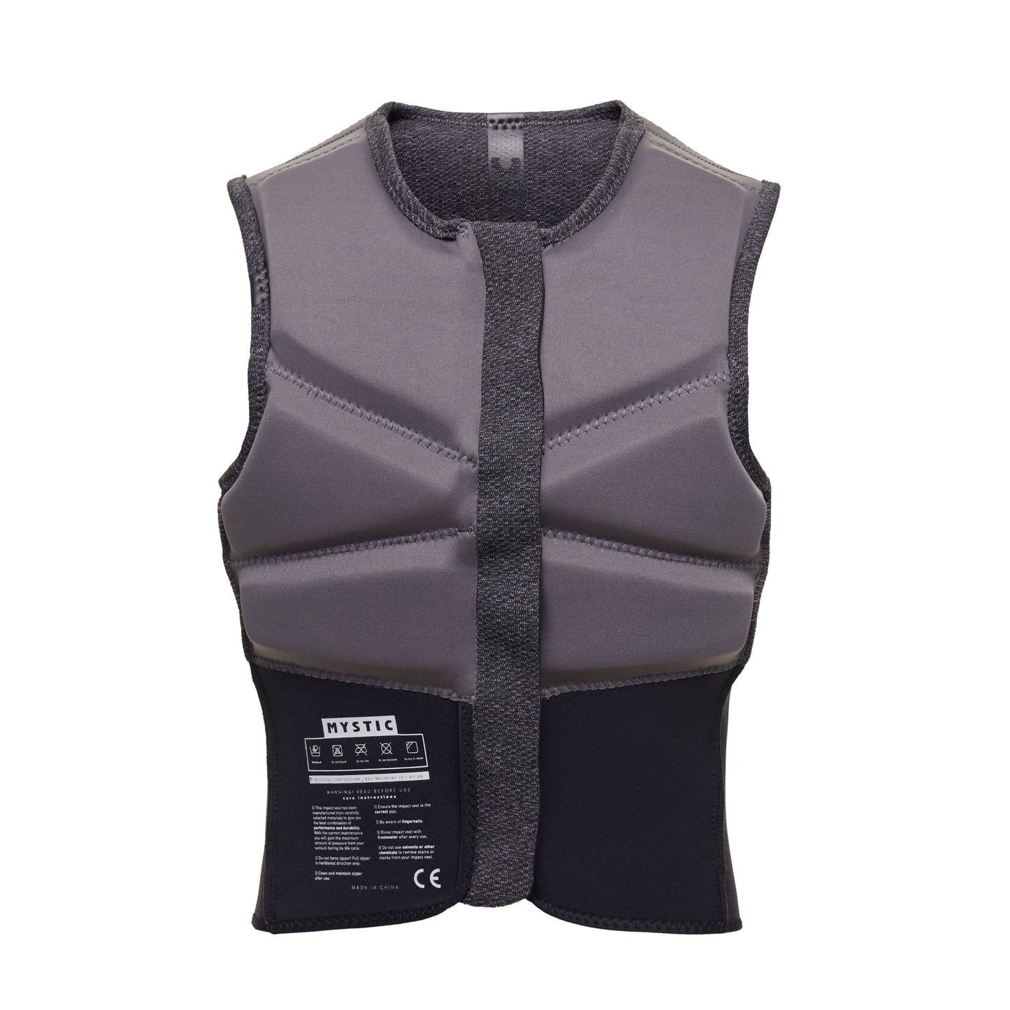 Mystic Block Impact Vest Fzip Cerf-volant | Bleu marine/citron vert 