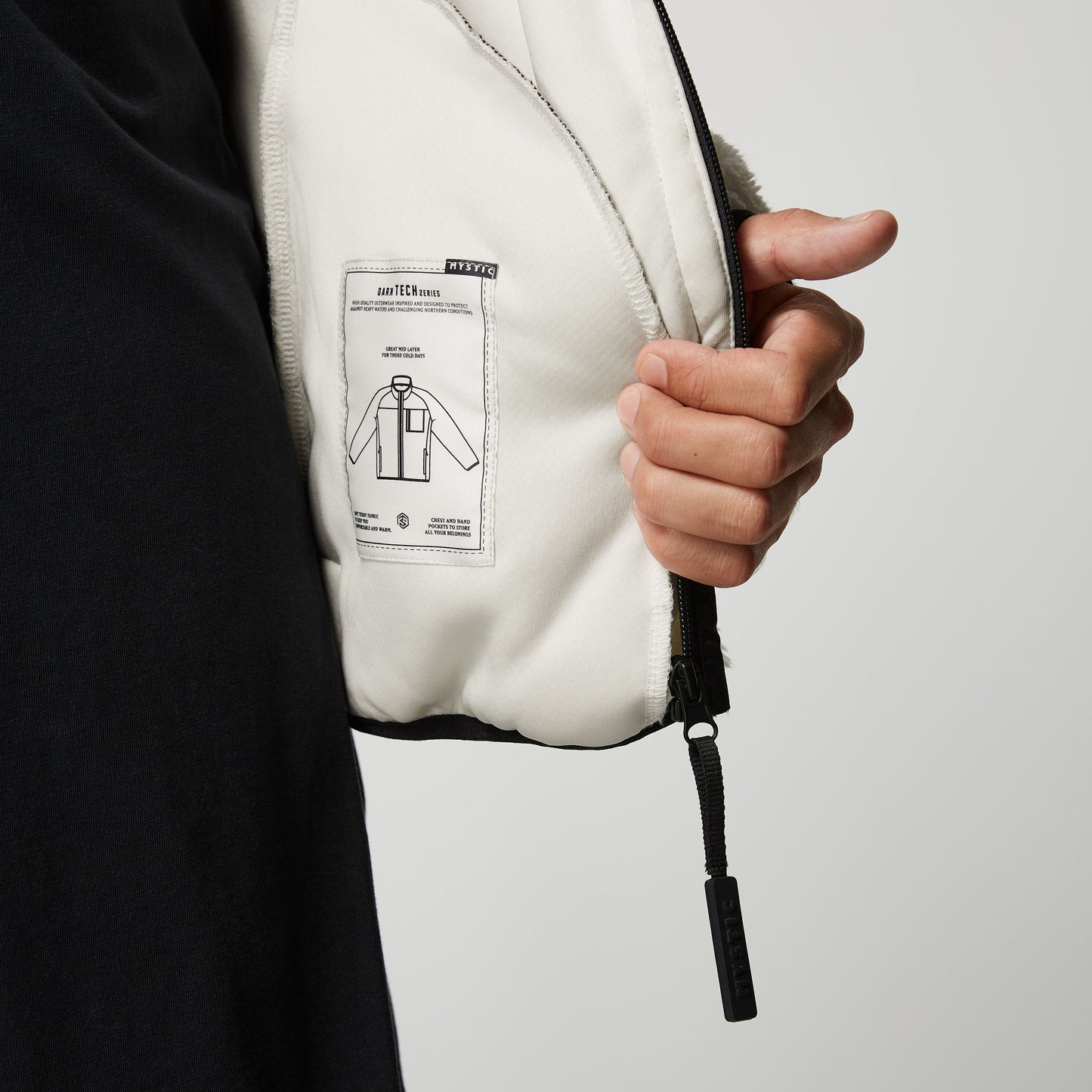 Mystic DTS Teddy Zip thru Sweat