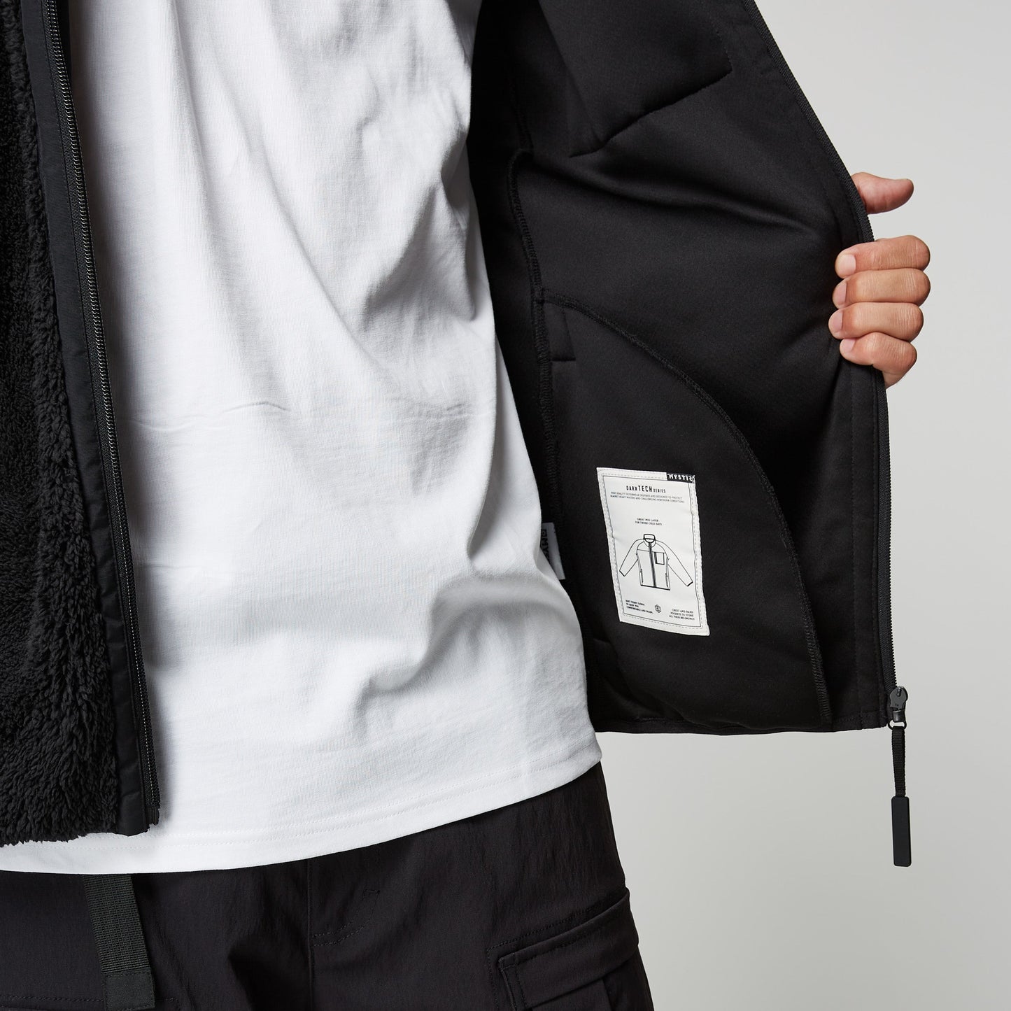 Mystic DTS Teddy Zip thru Sweat