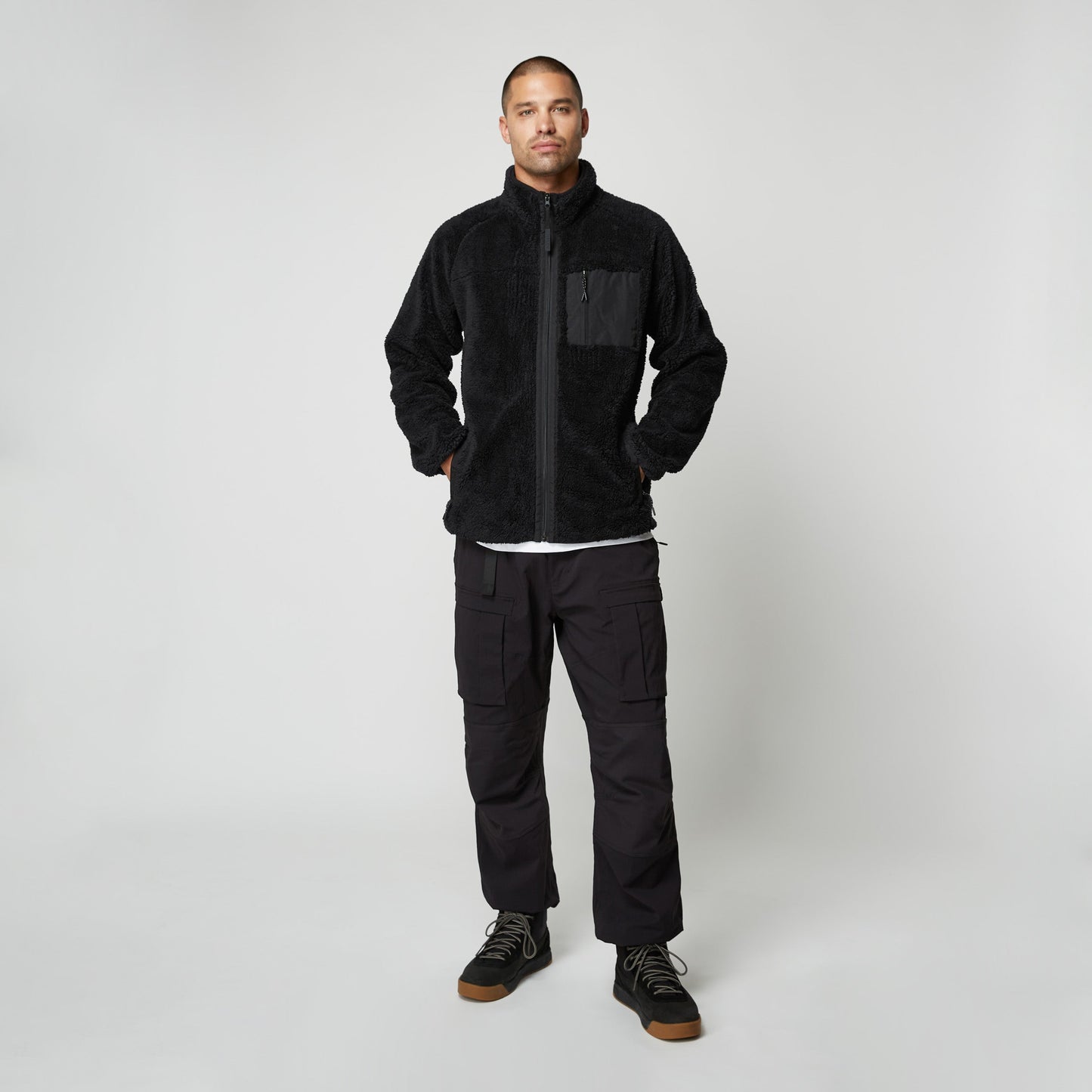 Mystic DTS Teddy Zip thru Sweat