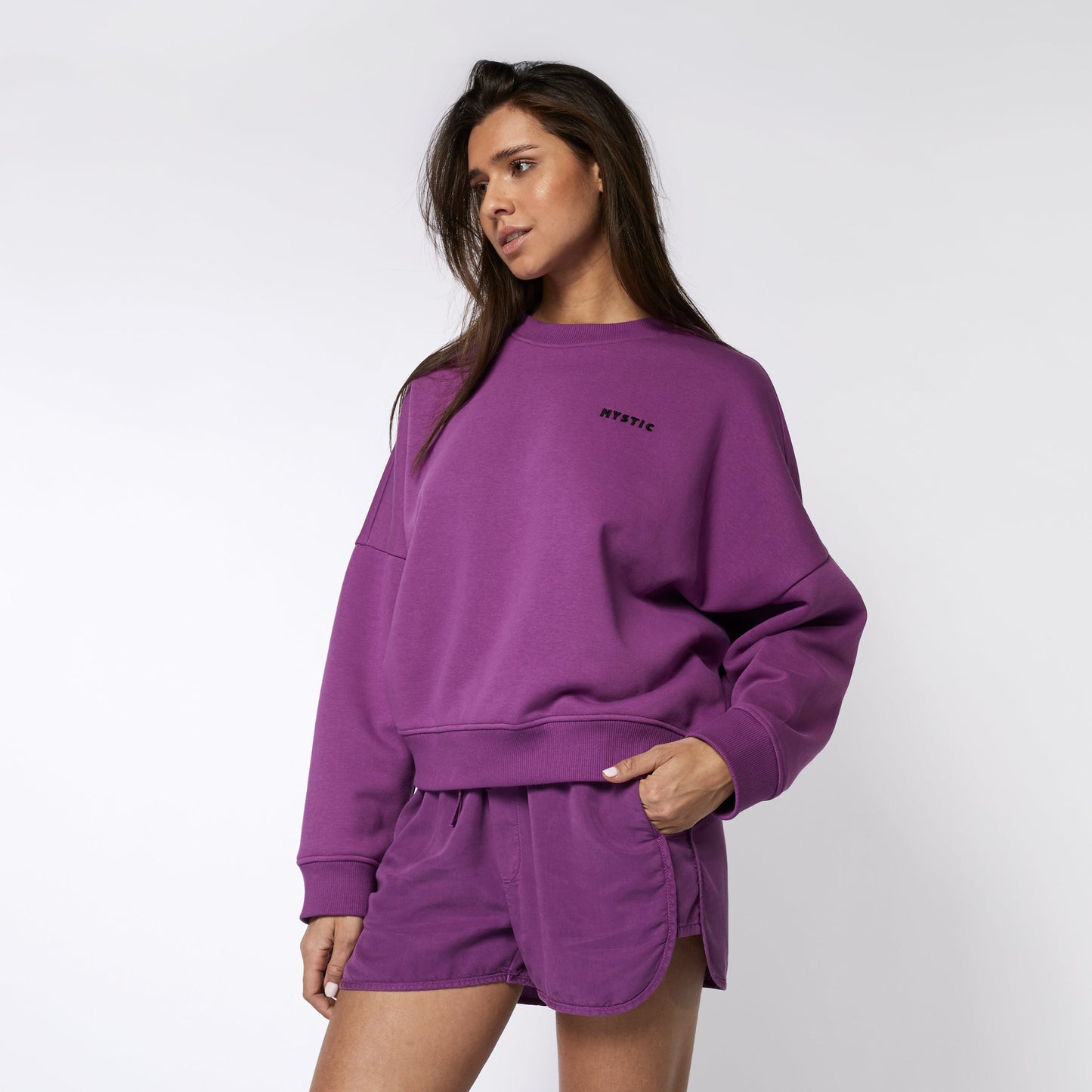 Mystic Dropped Shoulder Crew Sweat Women | Summer 24