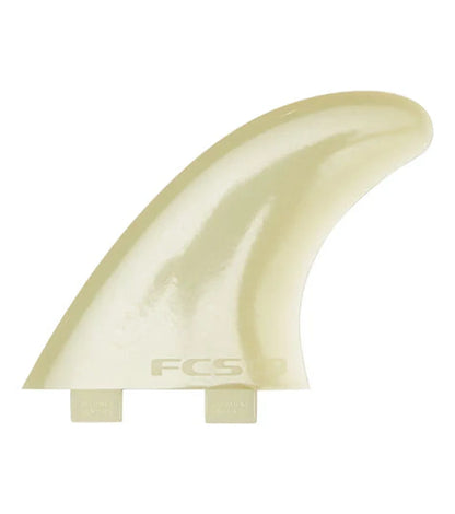 FCS M5 Natural Glass Flex Thruster Fins with Fin Key