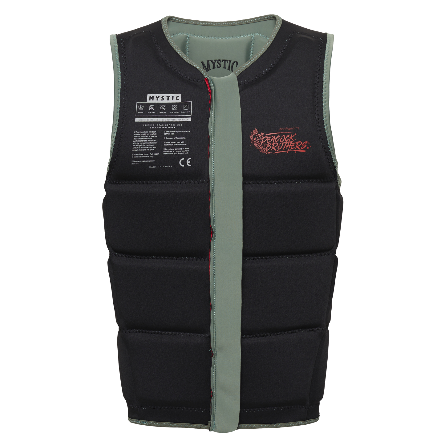 Mystic Peacock Impact Vest Fzip Wake