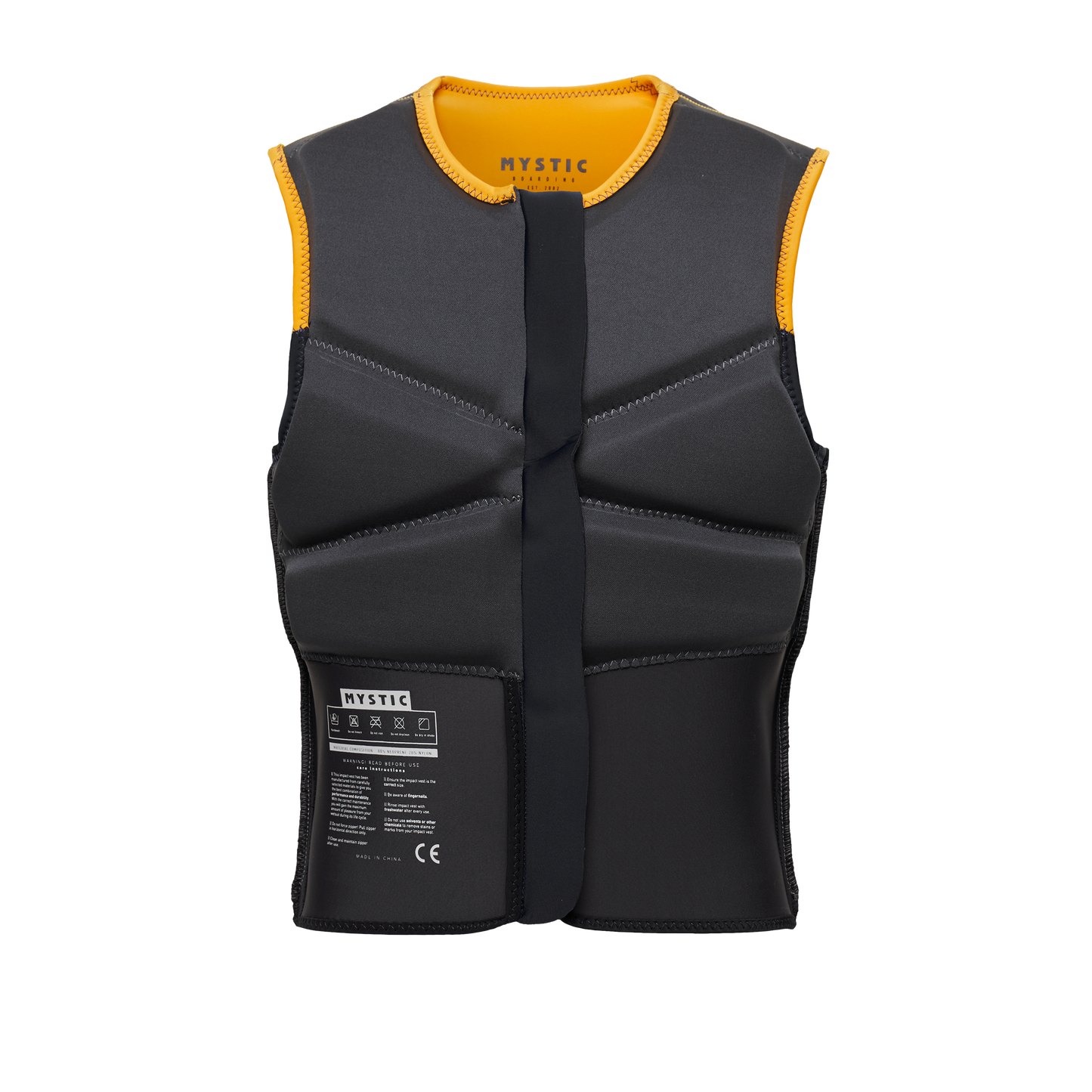 Mystic Block Impact Vest Fzip | Retro Orange