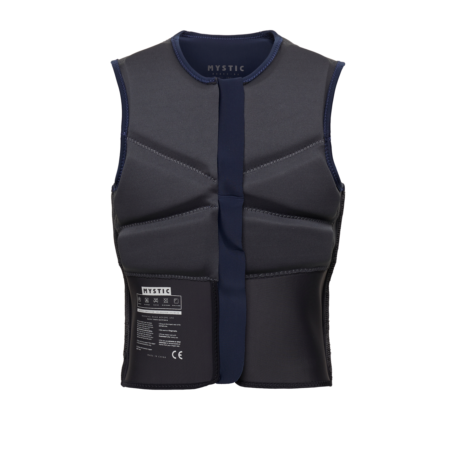 Mystic Block Impact Vest Fzip | Navy