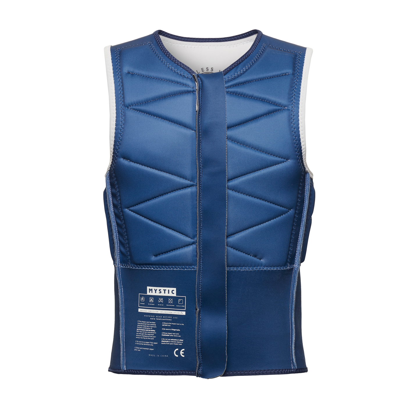 Mystic Outlaw Impact Vest Fzip | Off White