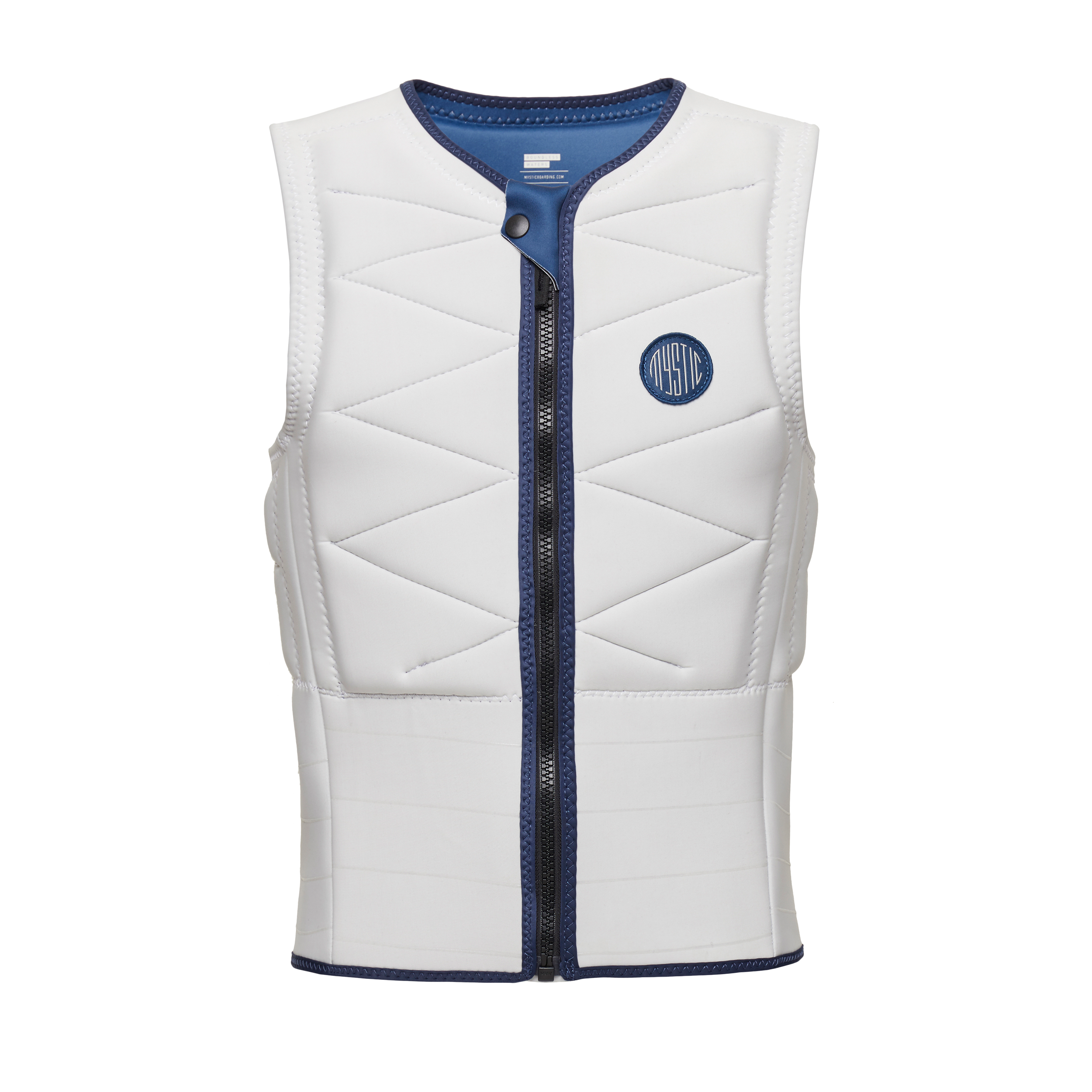 Mystic Outlaw Impact Vest Fzip | Off White