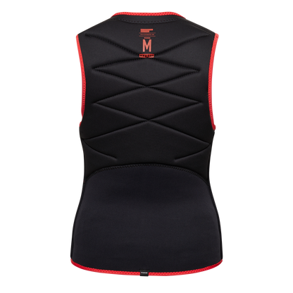 Mystic Ruby Impact Vest Fzip Women | Sunset Red