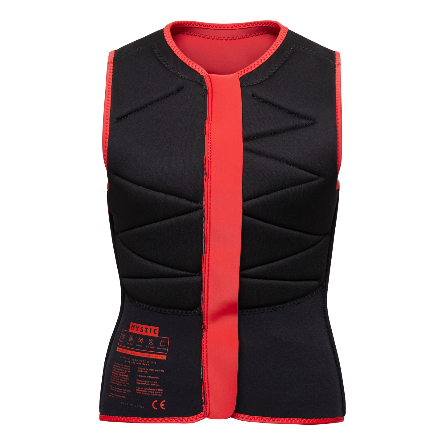 Mystic Ruby Impact Vest Fzip Women | Sunset Red