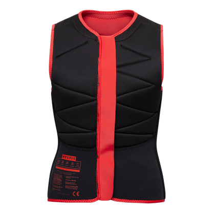 Mystic Ruby Impact Vest Fzip Women | Sunset Red