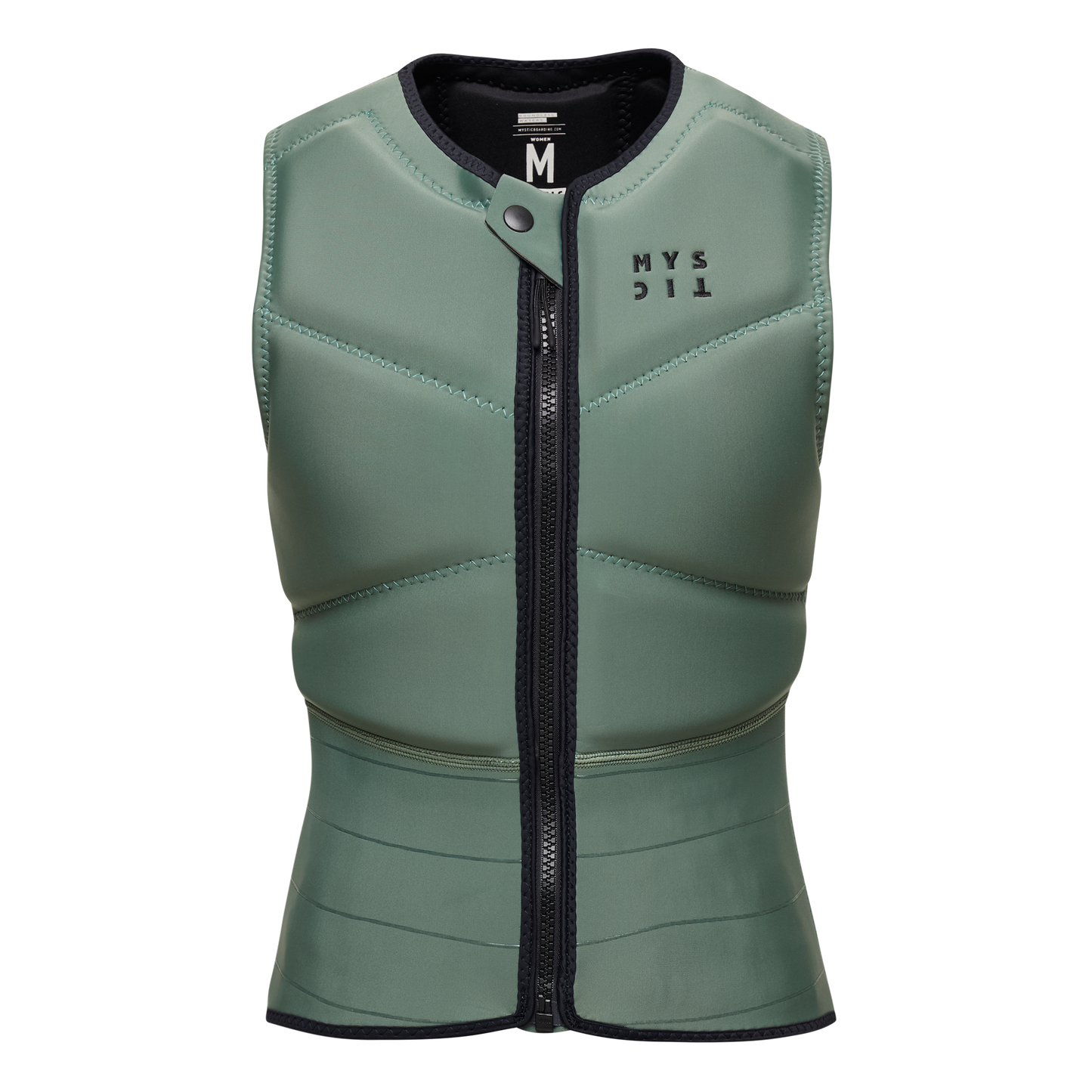 Mystic Star Impact Vest Fzip Women | Dark Olive